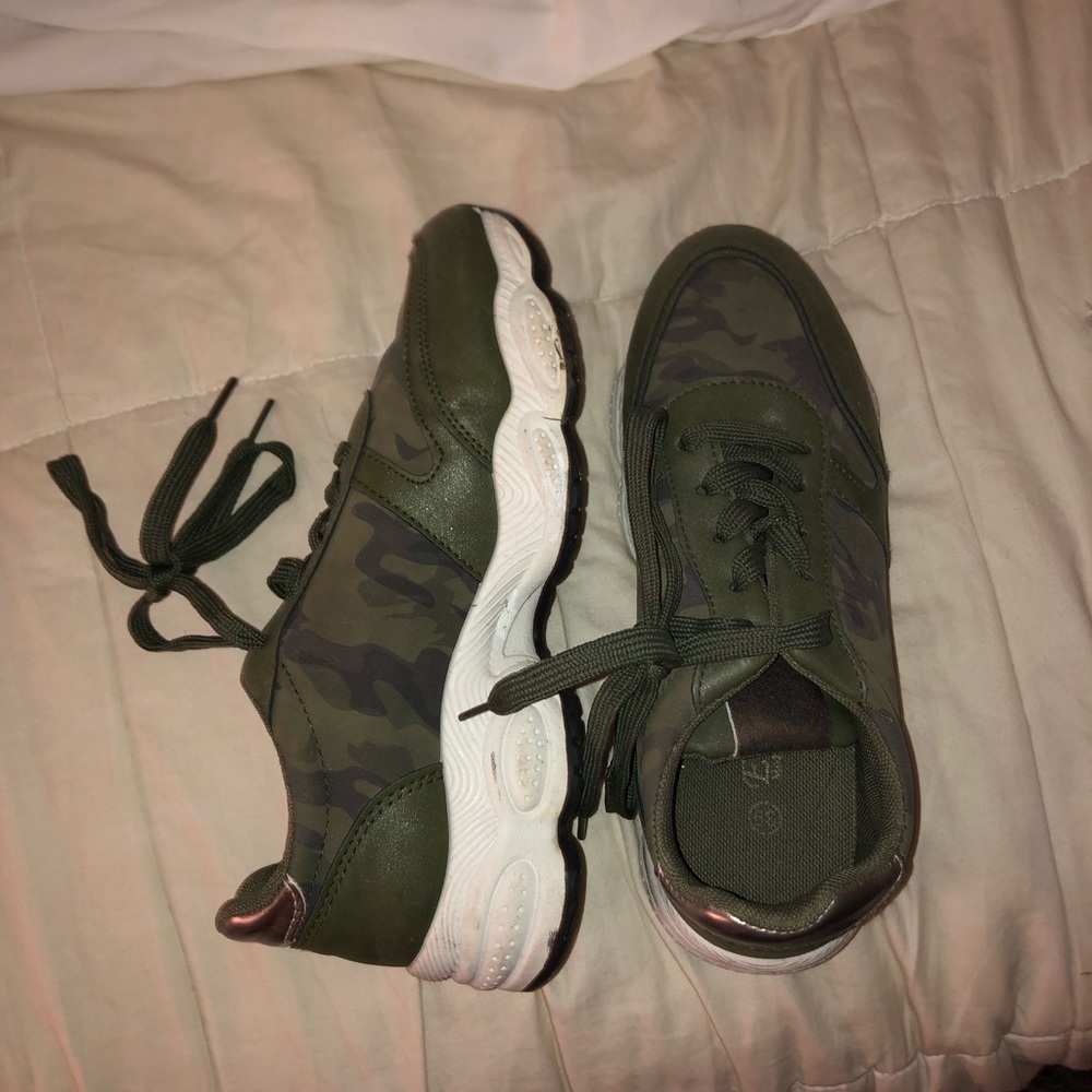 Nasty Gal Camo Sneakers